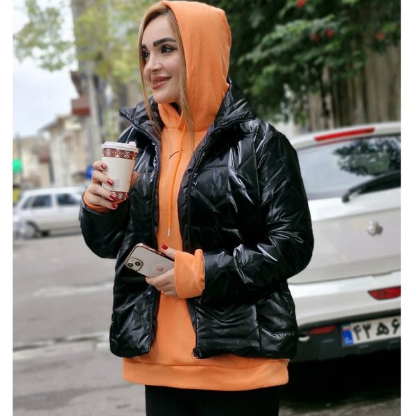 کاپشن کراپ طرح ورنی - مانتو پاتریس رشت