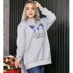 هودی چاپ پروانه آبی - مانتو پاتریس رشت