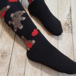 جوراب ساقدار مشکی خرس - مانتو پاتریس رشت