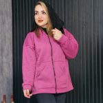 سویشرت زیپی دورس رنگی