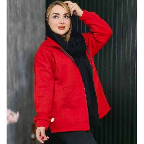 سویشرت زیپی دورس رنگی