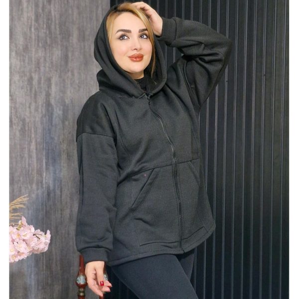 سویشرت زیپی دورس رنگی