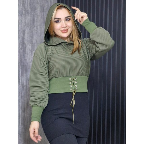 هودی کراپ بندی - مانتو پاتریس رشت