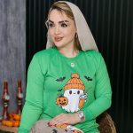 شال مخمل طرحدار - مانتو پاتریس رشت