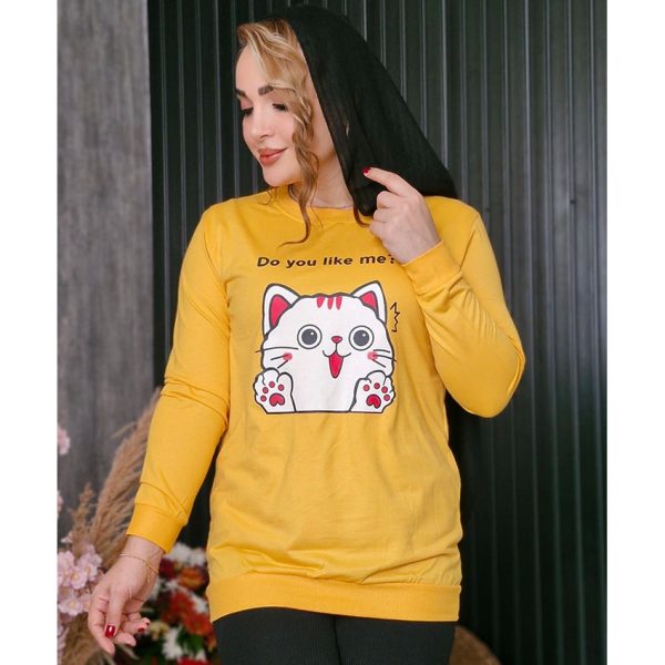 بلوز آستین بلند گربه - مانتو پاتریس رشت