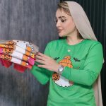 بلوز آستین بلند چاپ روح - مانتو پاتریس رشت