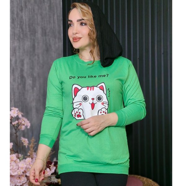 بلوز آستین بلند گربه - مانتو پاتریس رشت