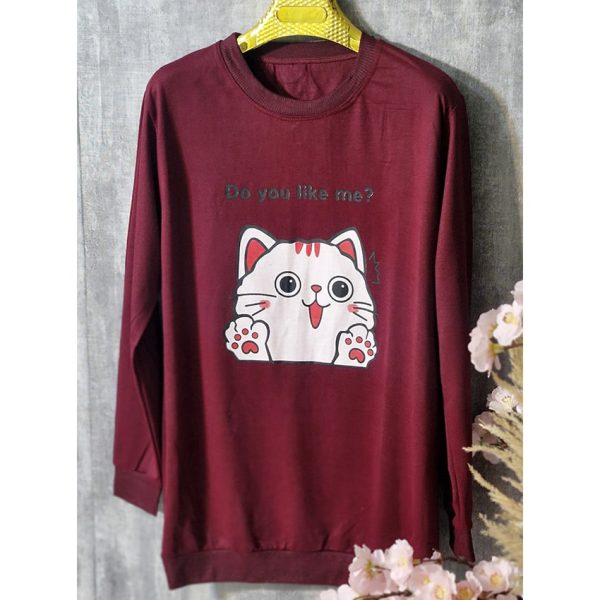 بلوز آستین بلند گربه - مانتو پاتریس رشت