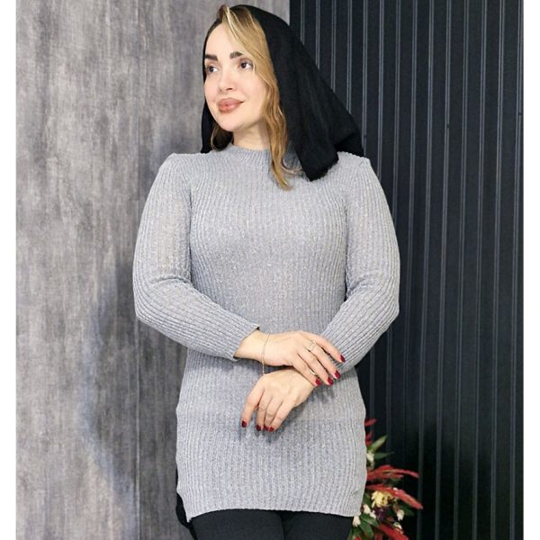 تونیک بافت یقه گرد - مانتو پاتریس رشت