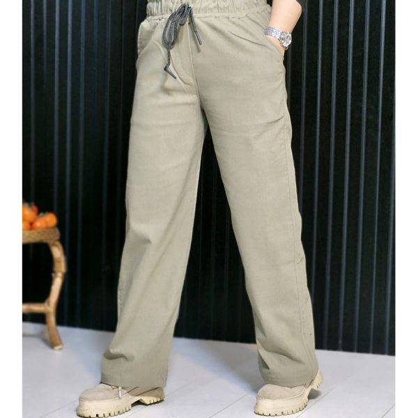 شلوار بگ بنگال زیتونی - مانتو پاتریس رشت