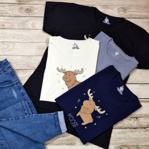 تیشرت چاپ گوزن - مانتو پاتریس رشت