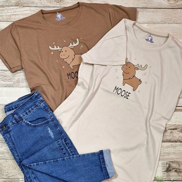 تیشرت چاپ گوزن - مانتو پاتریس رشت