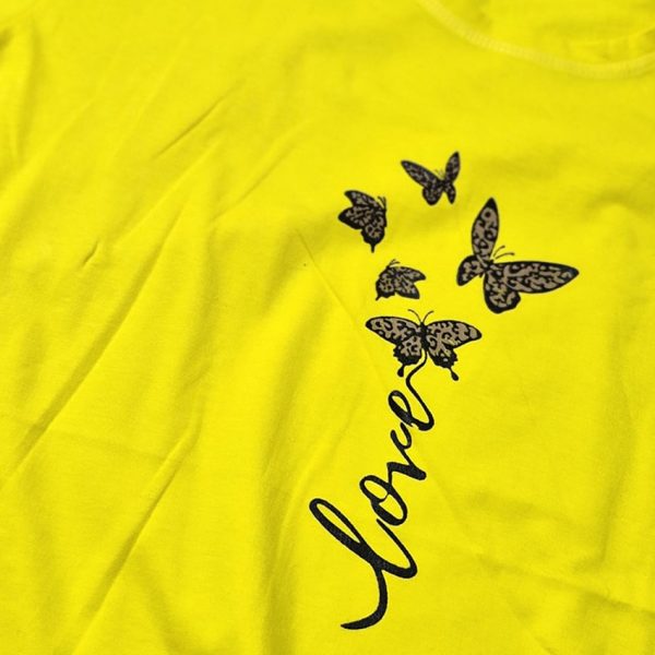 تیشرت چاپ پروانه - مانتو پاتریس رشت