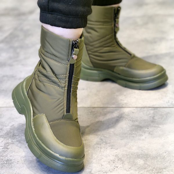 بوت کاپشنی سبز - مانتو پاتریس رشت