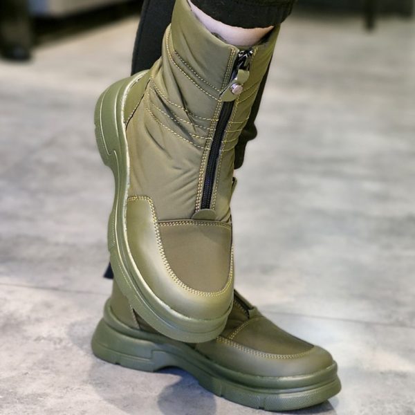 بوت کاپشنی سبز - مانتو پاتریس رشت