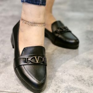 کالج چرم سگک دار مانتوپاتریس_رشت