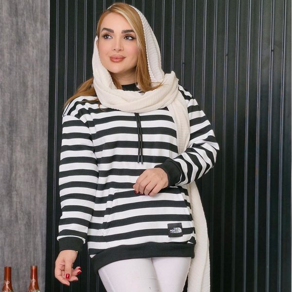 340001-3-min هودی راه راه دورس - مانتو پاتریس رشت