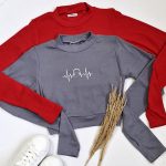 بلوز کراپ چاپ ضربان - مانتو پاتریس رشت