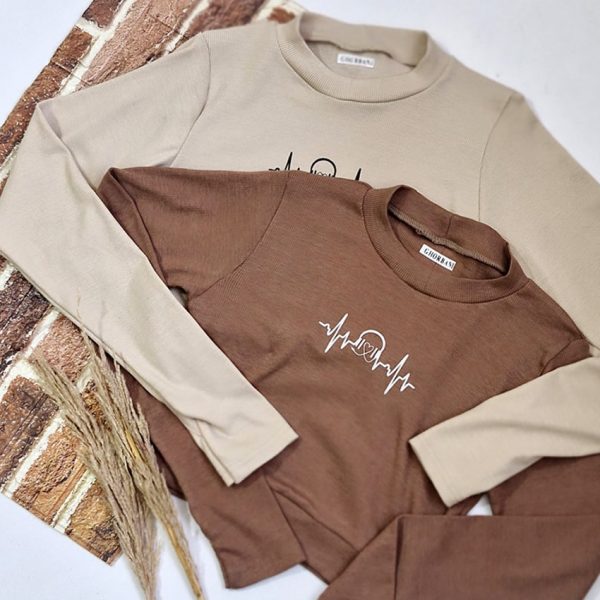 بلوز کراپ چاپ ضربان - مانتو پاتریس رشت