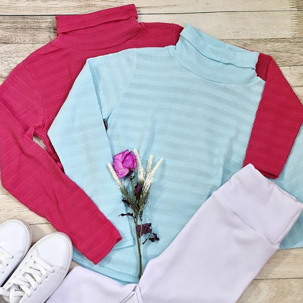 بلوز یقه اسکی حوله ای- مانتو پاتریس رشت