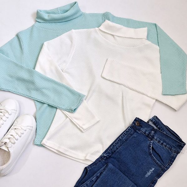 بلوز یقه اسکی لوزی - مانتو پاتریس رشت