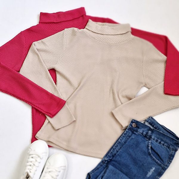 بلوز یقه اسکی لوزی - مانتو پاتریس رشت