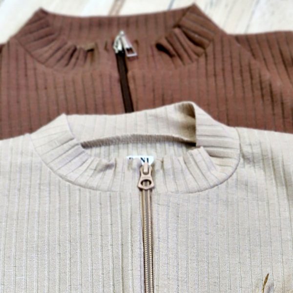 بلوز کراپ تمام زیپ - مانتو پاتریس رشت