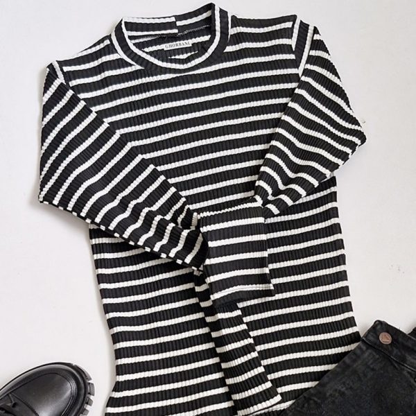 بلوز راه راه فینگر دار - مانتو پاتریس رشت