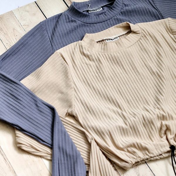 بلوز کراپ گت دار - مانتو پاتریس رشت