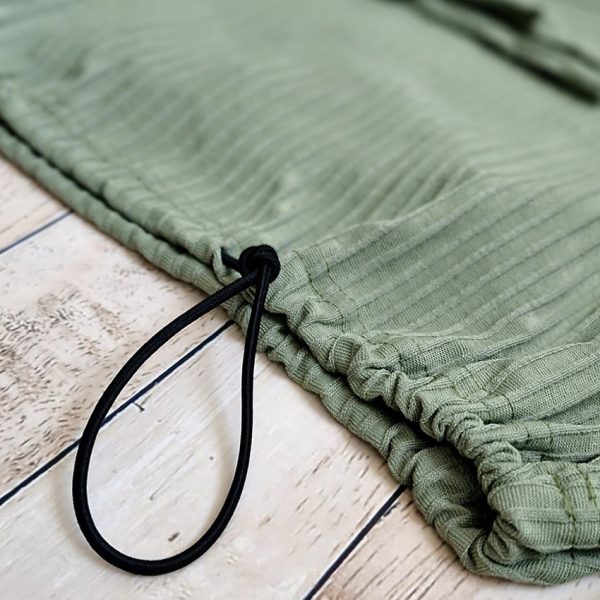 بلوز کراپ گت دار - مانتو پاتریس رشت