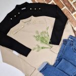 بلوز آستین بلند فانریپ دایره طلایی - مانتو پاتریس رشت