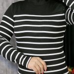 بلوز راه راه مشکی - مانتو پاتریس رشت