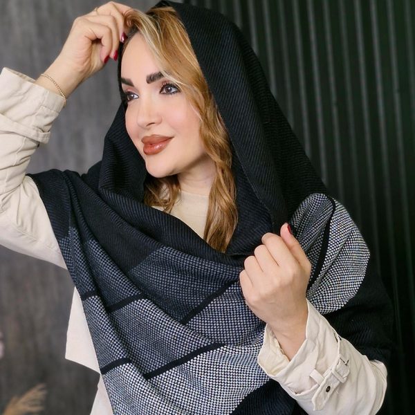 شال حاشیه کجراه - مانتو پاتریس رشت