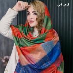شال موهر چهارخونه رنگی - مانتو پاتریس رشت