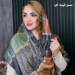 شال مخمل چهارخونه 34700200 - Image 3