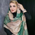 شال مخمل هندسی-مانتو پاتریس رشت