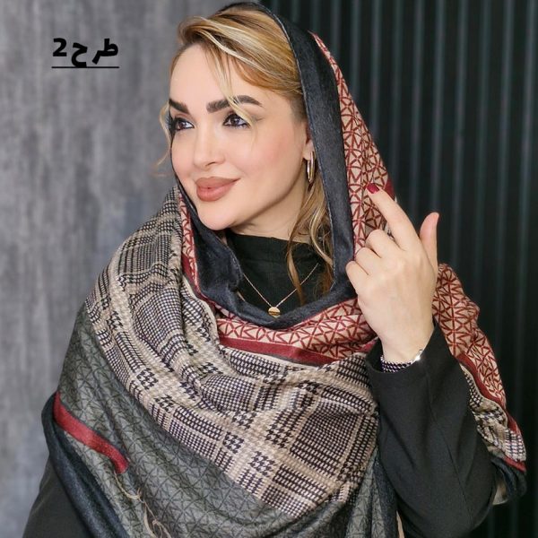 34700203-2-min شال مخمل طرحدار - مانتو پاتریس رشت