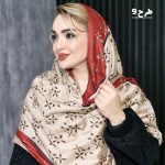 شال مخمل طرحدار - مانتو پاتریس رشت
