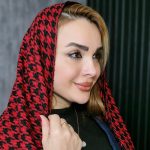 شال بافت پیچازی قرمز - مانتو پاتریس رشت