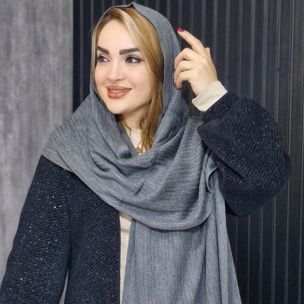 شال بافت ساده - مانتو پاتریس رشت