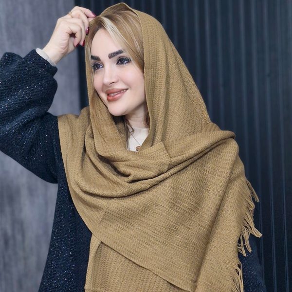 شال بافت ساده - مانتو پاتریس رشت