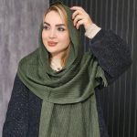 شال بافت ساده - مانتو پاتریس رشت