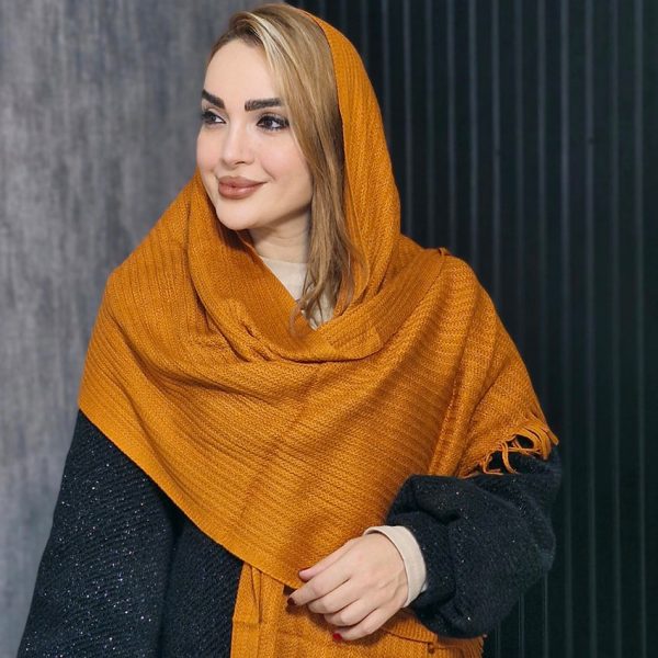 شال بافت ساده - مانتو پاتریس رشت