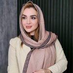 شال بافت حاشیه دار - مانتو پاتریس رشت