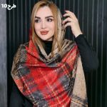 شال چهارخونه مخملی - مانتو پاتریس رشت