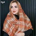 شال چهارخونه مخملی - مانتو پاتریس رشت