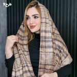 شال چهارخونه مخملی 34700210 - Image 10