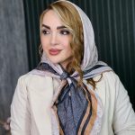 روسری هندسی حاشیه دار - مانتو پاتریس رشت