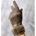 دستکش فوتر خزدار - مانتو پاتریس رشت