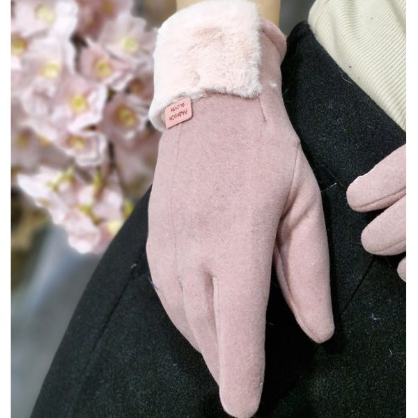 دستکش فوتر خزدار - مانتو پاتریس رشت